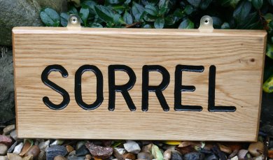 hard wood signs