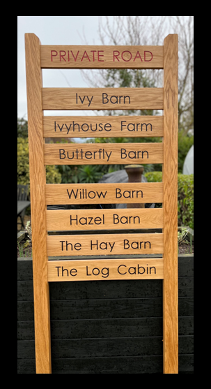 Hardwood House Sign
