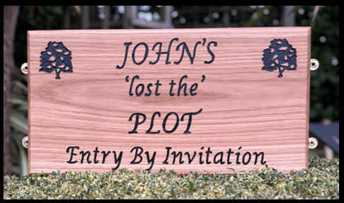 Hardwood House Sign