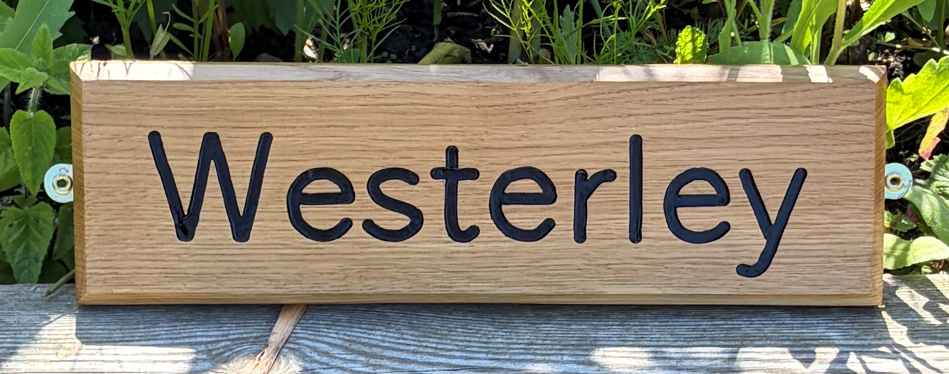 Hardwood House Sign
